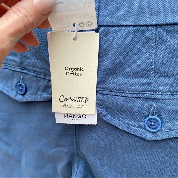 MANGO organic cotton pants size 9 NWT - Picture 2 of 13